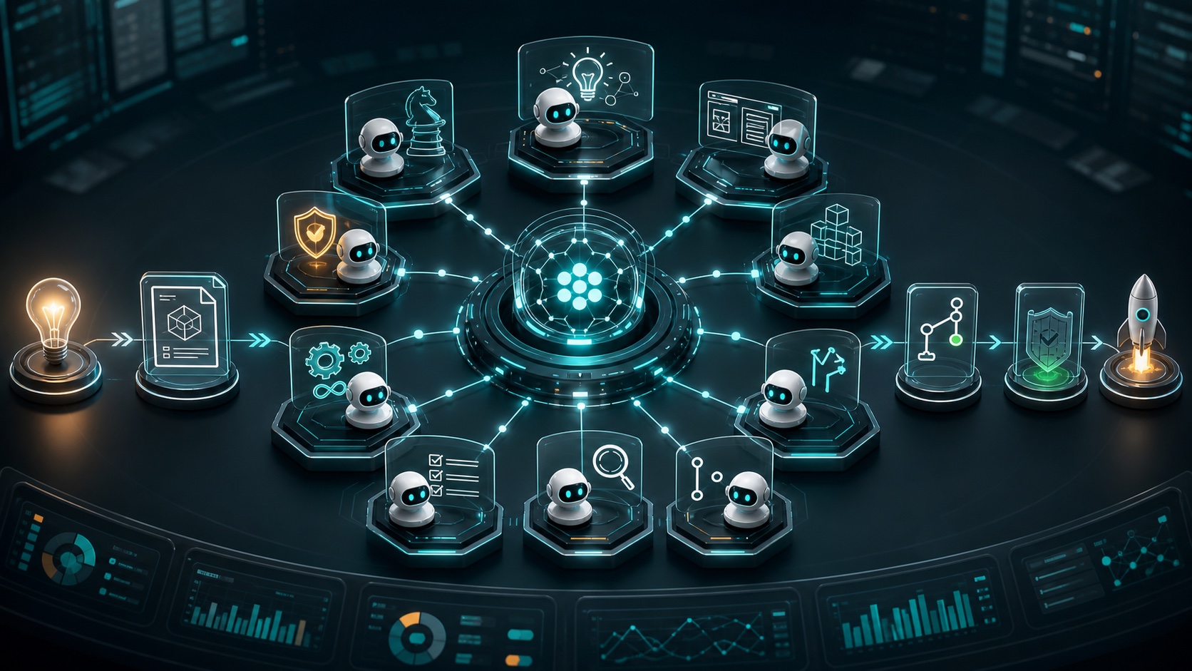 Orchestration d’agents IA pour automatiser le cycle de développement logiciel